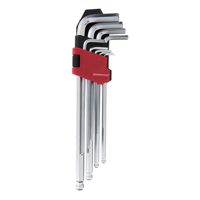 Expert Hex Key Ball End Set 9 Piece 1.5 - 10mm