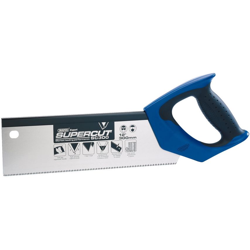 Expert Supercut Soft Grip Hardpoint Tenon Saw 300mm/12" 11TPI/12PPI