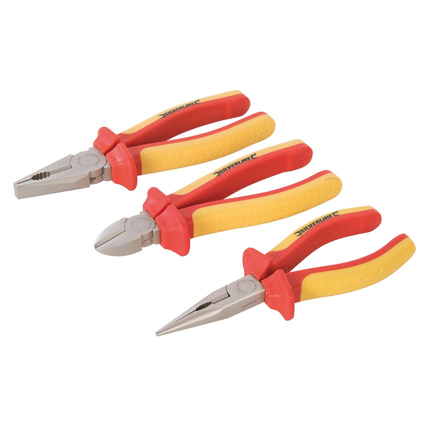 Expert VDE Pliers Set 3 Piece