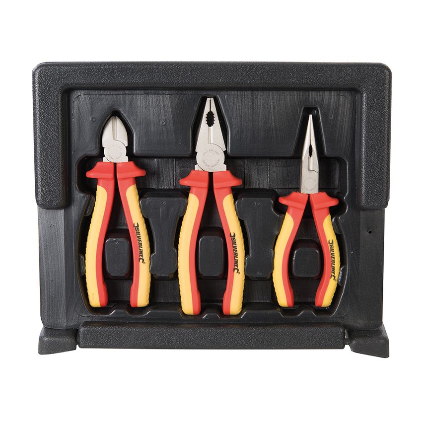 Expert VDE Pliers Set 3 Piece