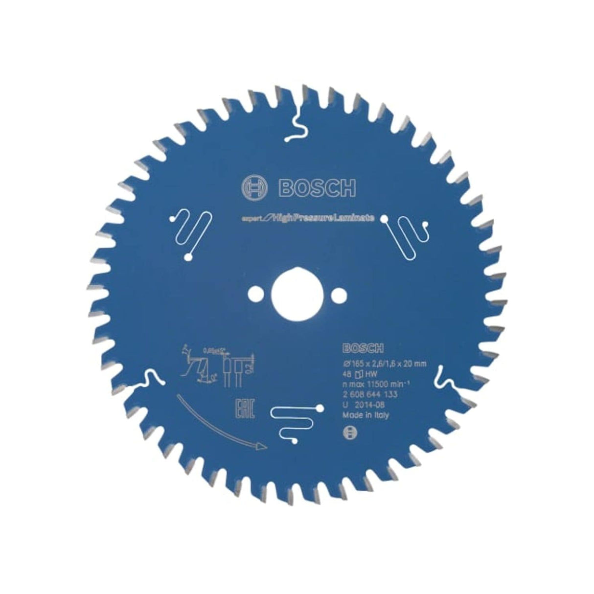 Expert for High-Pressure Laminate Circular Saw Blade 165 x 20mm x 48T