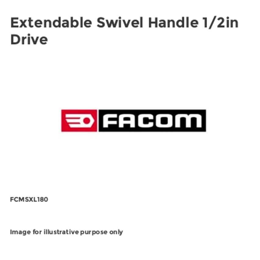 Extendable Swivel Handle 1/2in Drive