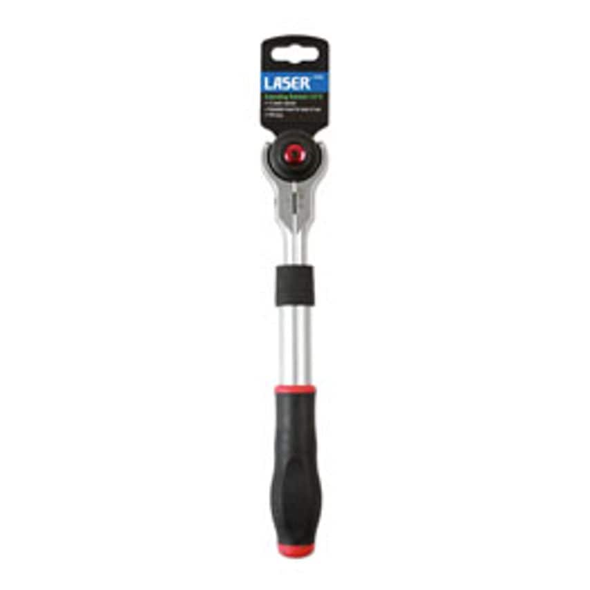 Extending Swivel Head Ratchet 1/2"D