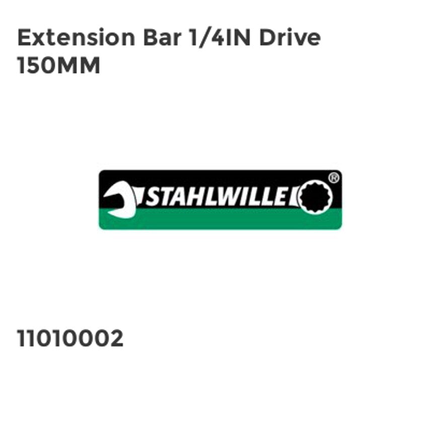 Extension Bar 1/4in Drive 150mm