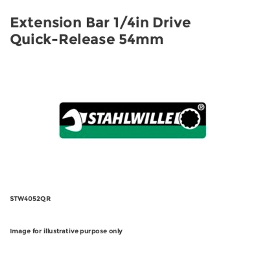 Extension Bar 1/4in Drive Quick-Release 54mm