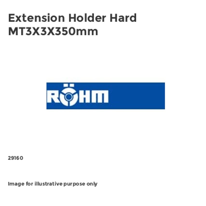 Extension Holder Hard MT3X3X350mm