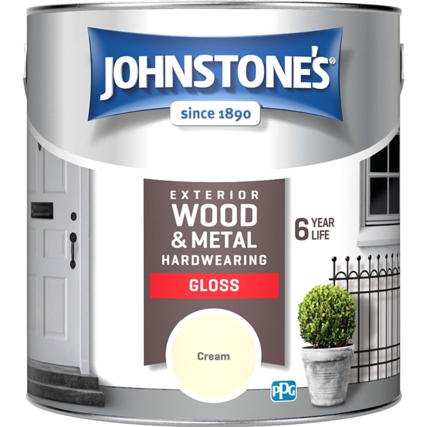 Exterior Hardwearing Gloss 2.5L Cream