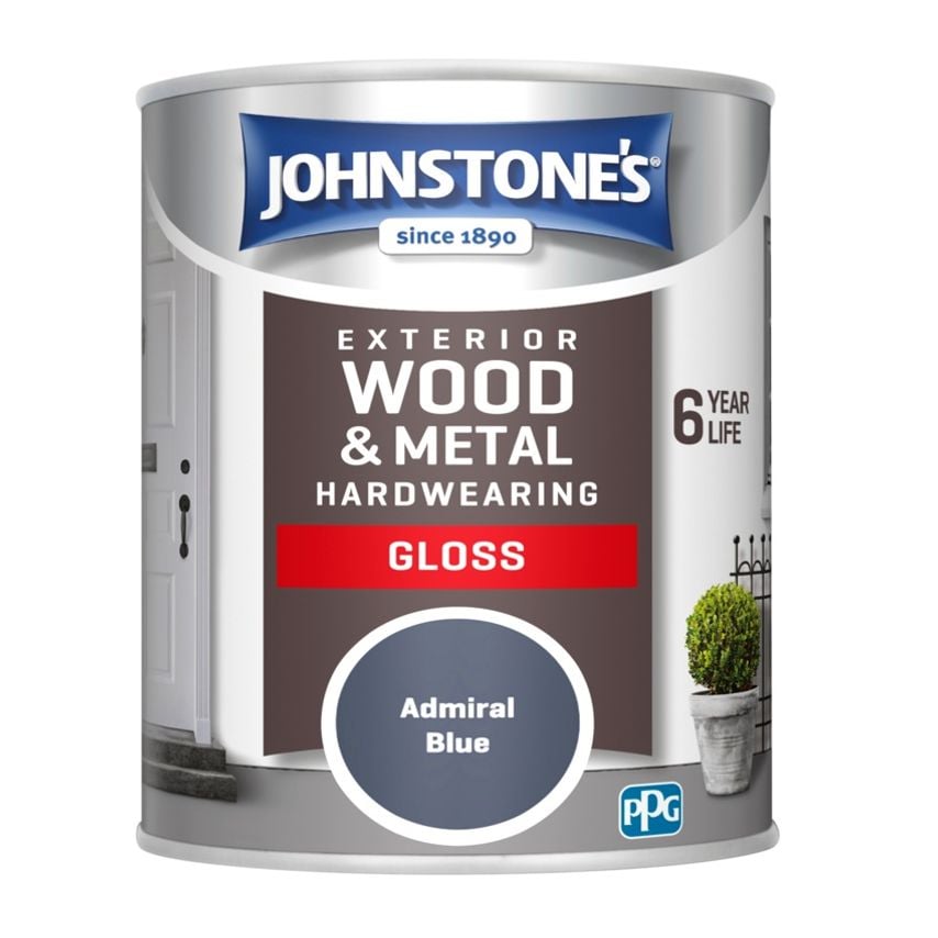 Exterior Hardwearing Gloss 750ml Admiral Blue