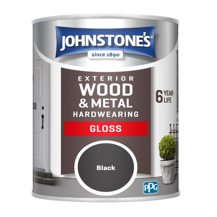 Exterior Hardwearing Gloss 750ml Black