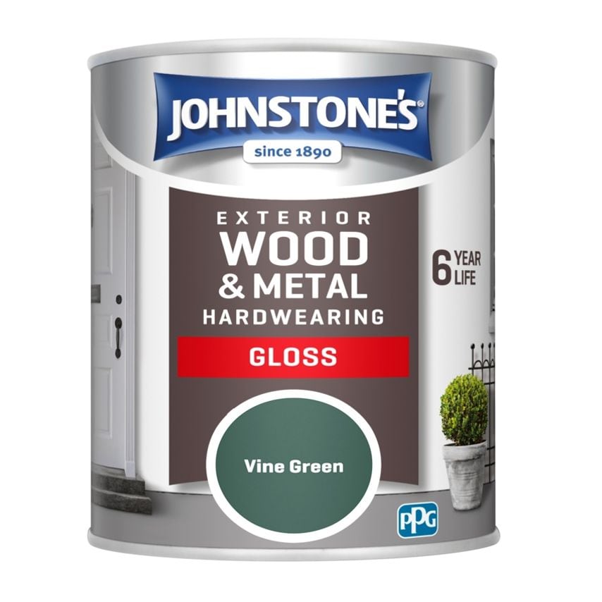 Exterior Hardwearing Gloss 750ml Vine Green