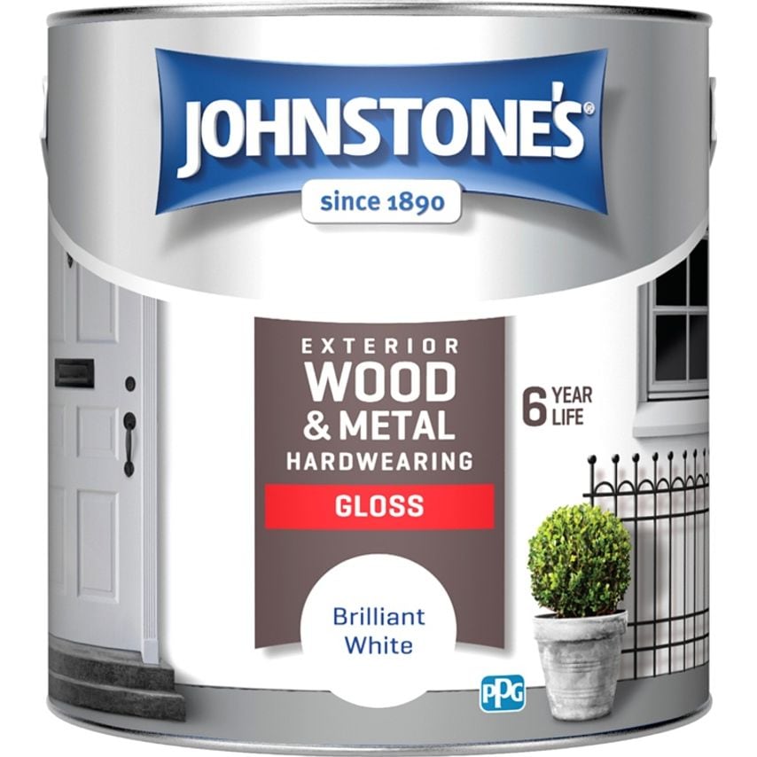 Exterior Hardwearing Gloss - Brilliant White 2.5L