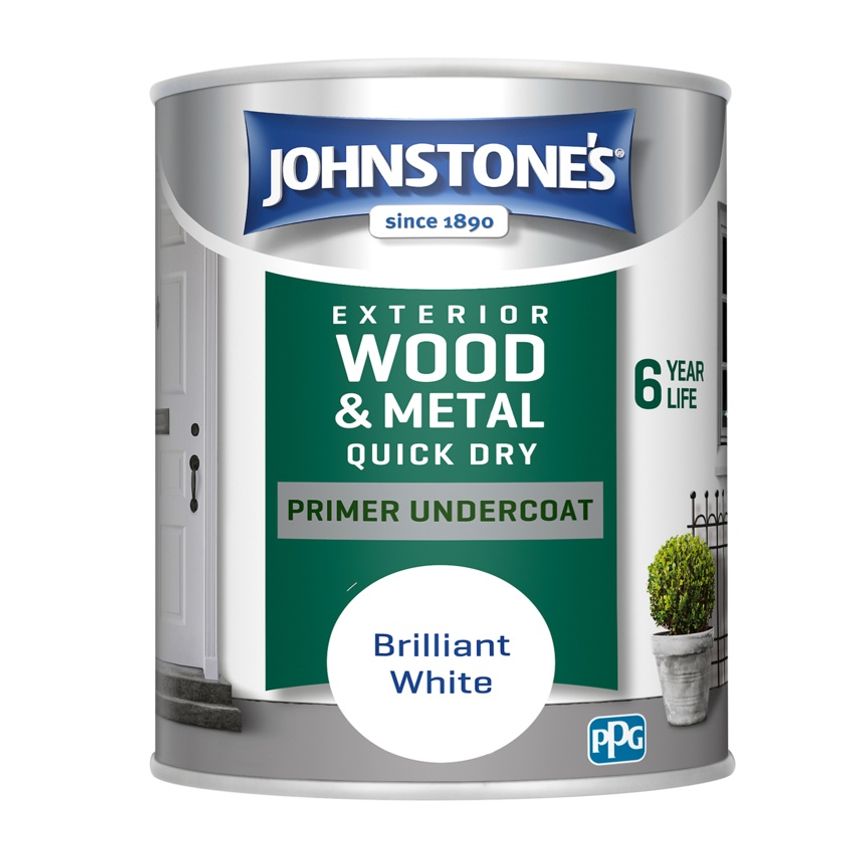 Exterior Primer Undercoat 750ml Brilliant White
