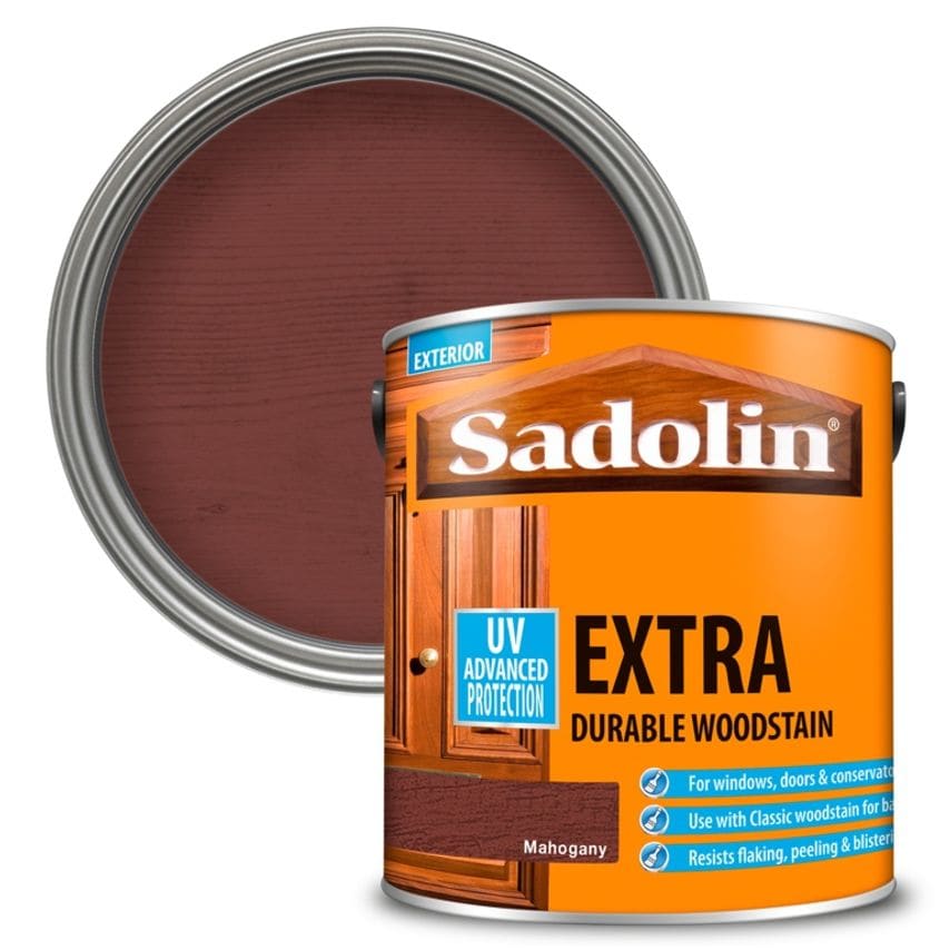 Extra Durable Wood Stain 2.5L Mahogany
