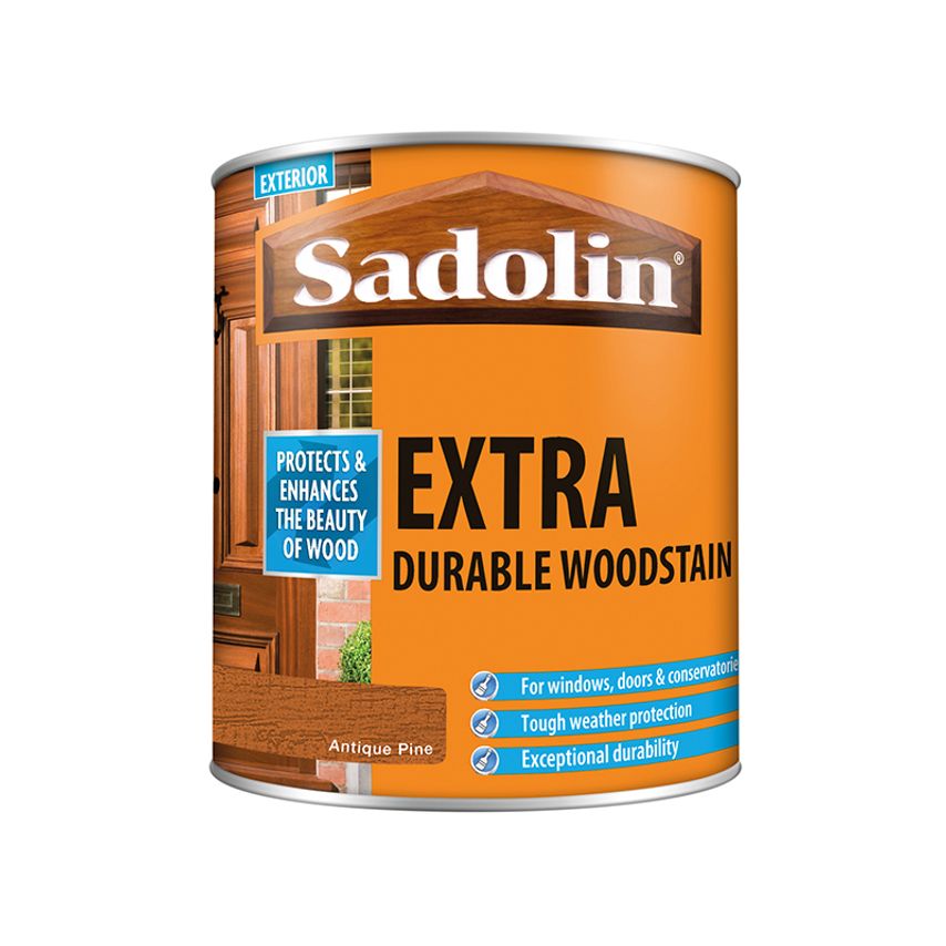 Extra Durable Wood Stain Antique Pine 1 Litre