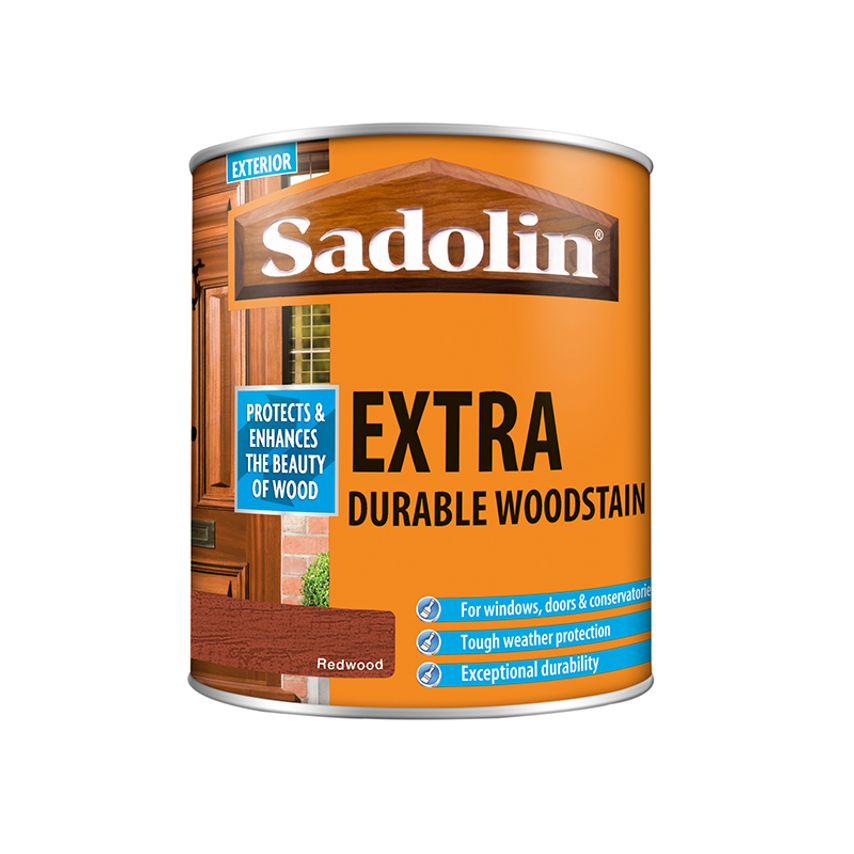 Extra Durable Wood Stain Redwood 1 Litre