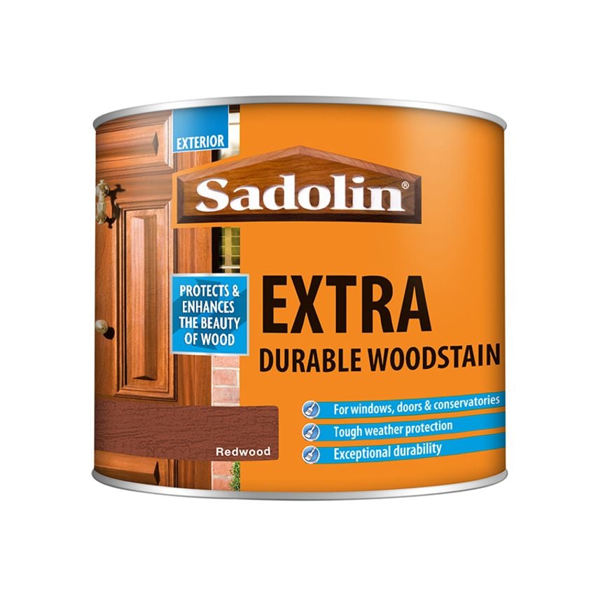 Extra Durable Wood Stain Redwood 500ml