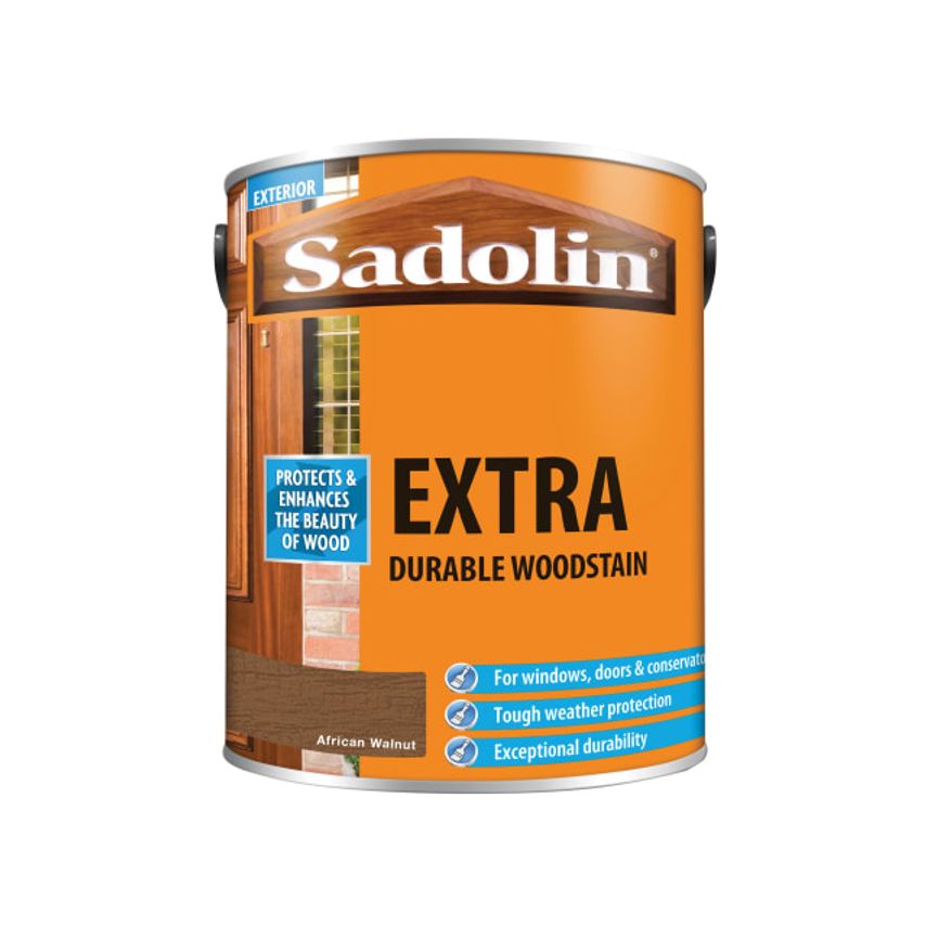 Extra Durable Woodstain African Walnut 5 litre