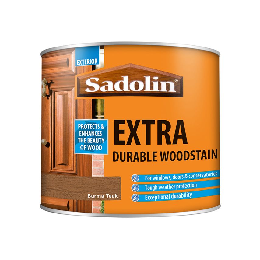 Extra Durable Woodstain Burma Teak 500ml SAD5028550