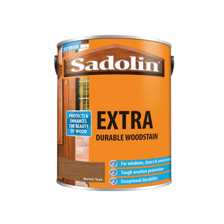 Extra Durable Woodstain Burma Teak 5 litre