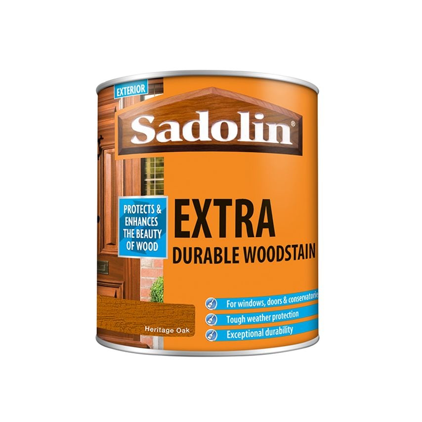Extra Durable Woodstain Heritage Oak 1 litre SAD5090982