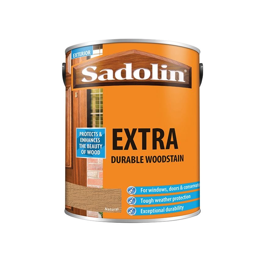 Extra Durable Woodstain Natural 5 litre SAD5028580