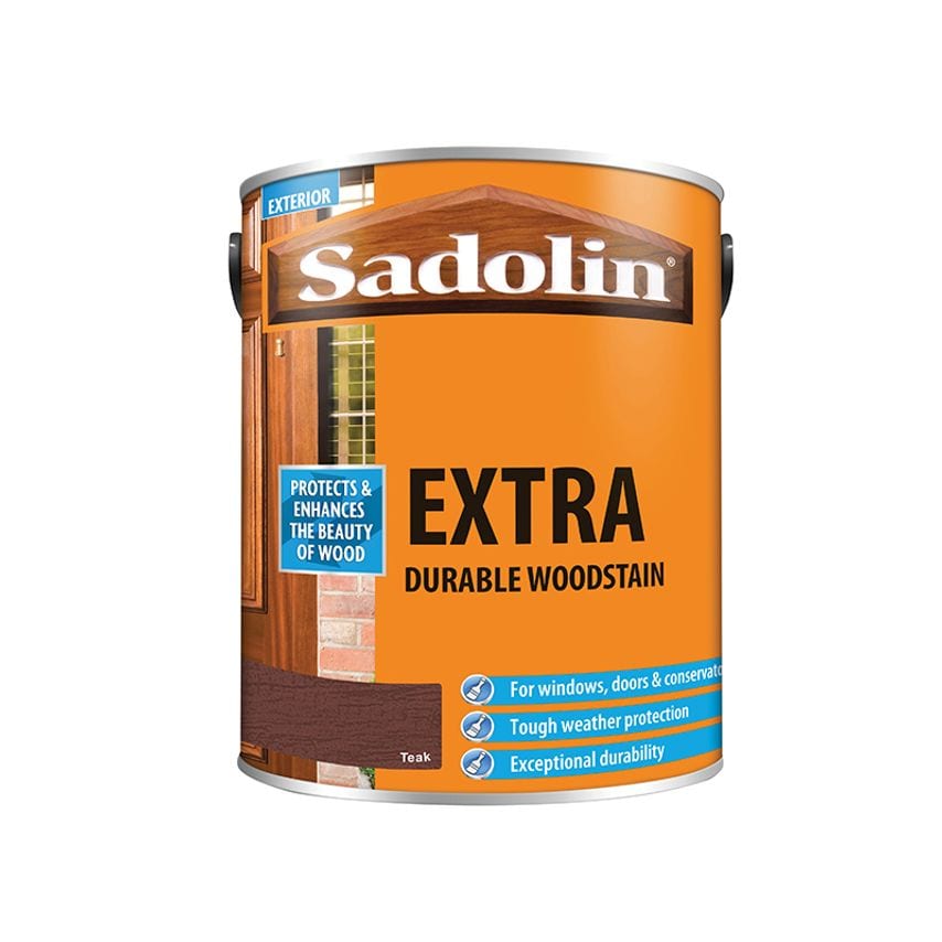 Extra Durable Woodstain Teak 5 litre SAD5028536