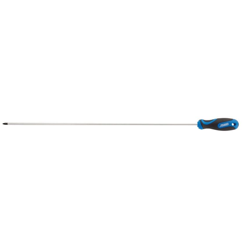 Extra Long Reach Soft Grip PZ Type Screwdriver No.1x450mm