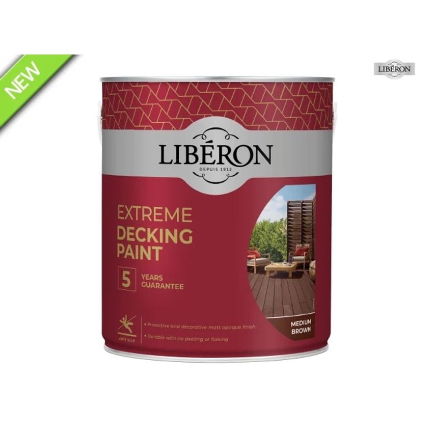 Extreme Decking Paint Medium Brown 2.5L