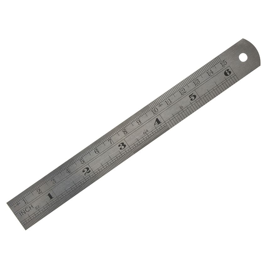 F106ME Steel Rule 150mm / 6in FIS106
