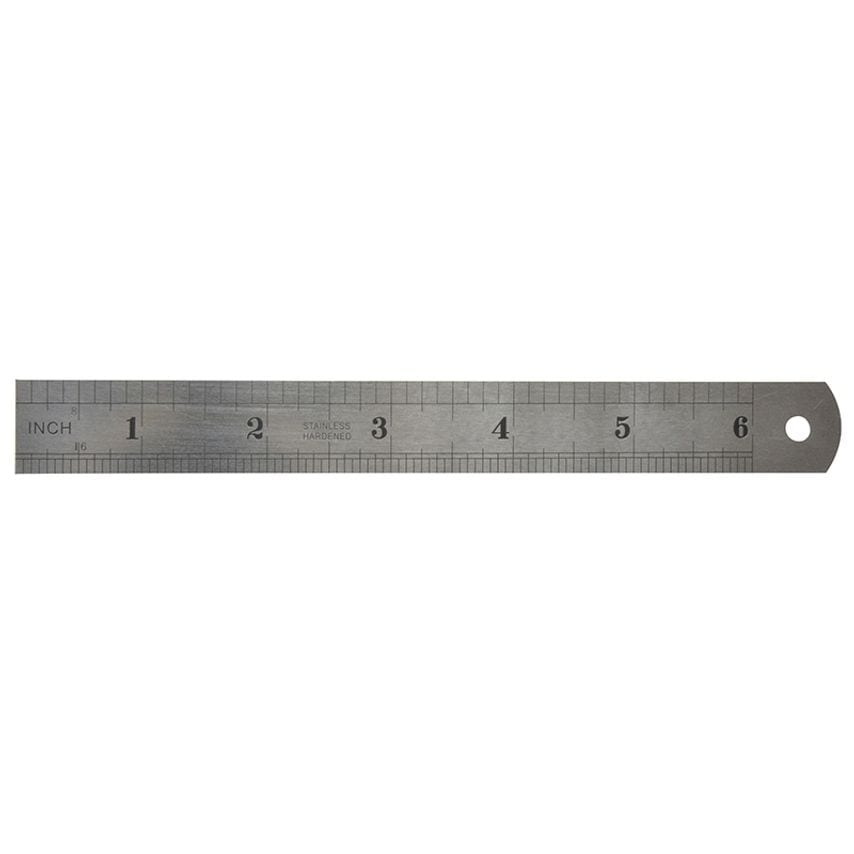F106ME Steel Rule 150mm / 6in FIS106