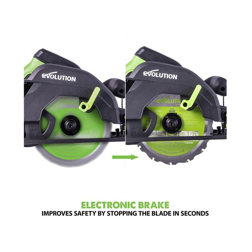 F165CCSL Multi-Material Circular Saw 1200W 240V EVLF165CCSL