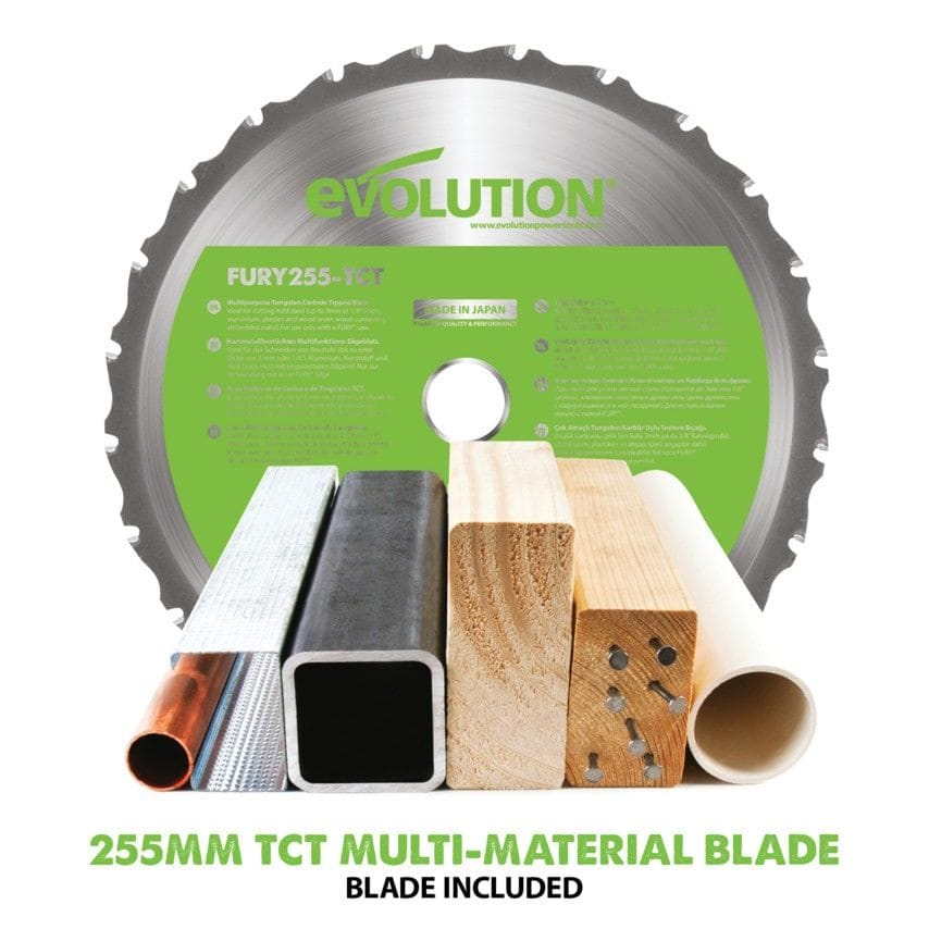 F255SMS 255mm Multi Material Sliding Mitre Saw 230V