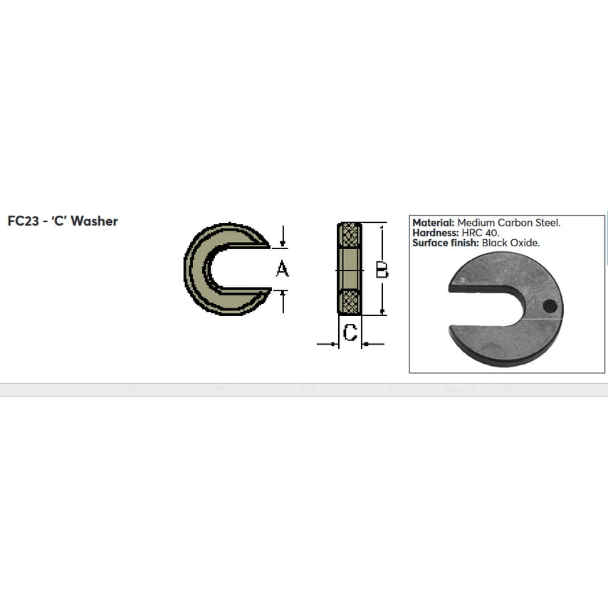 FC23 13mm "C" Washer