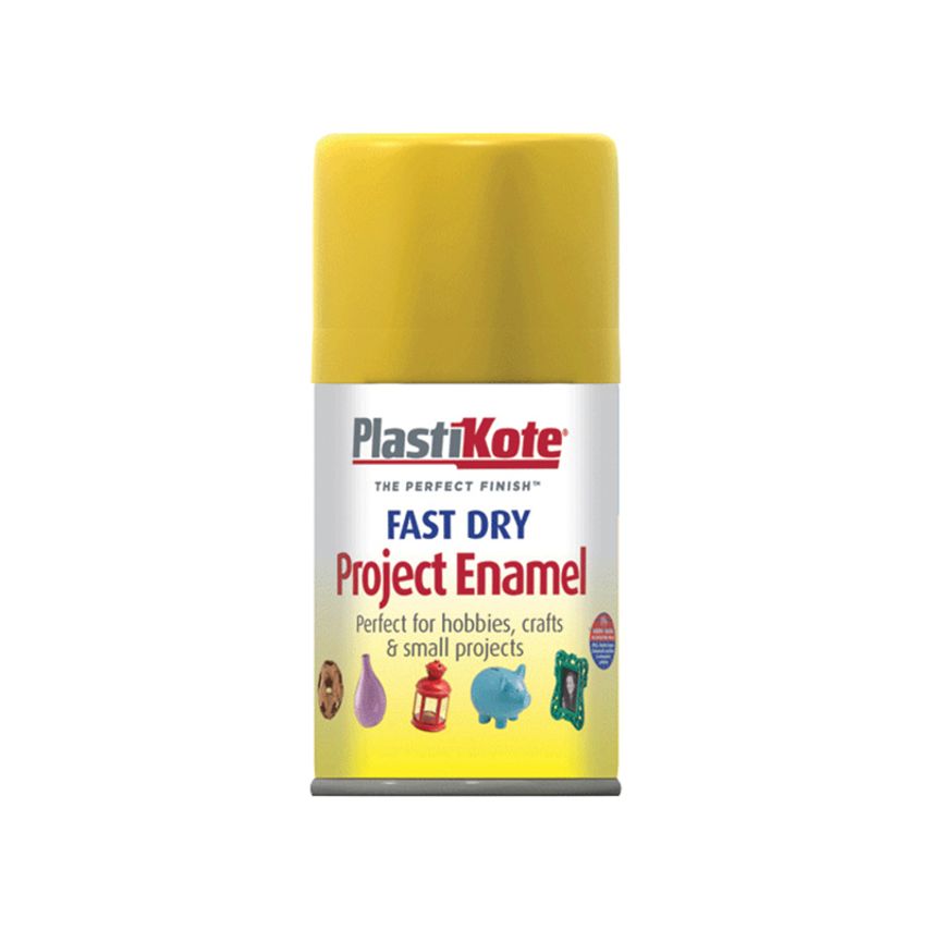 Fast Dry Enamel Aerosol Buttercup Yellow 100ml PKT113S