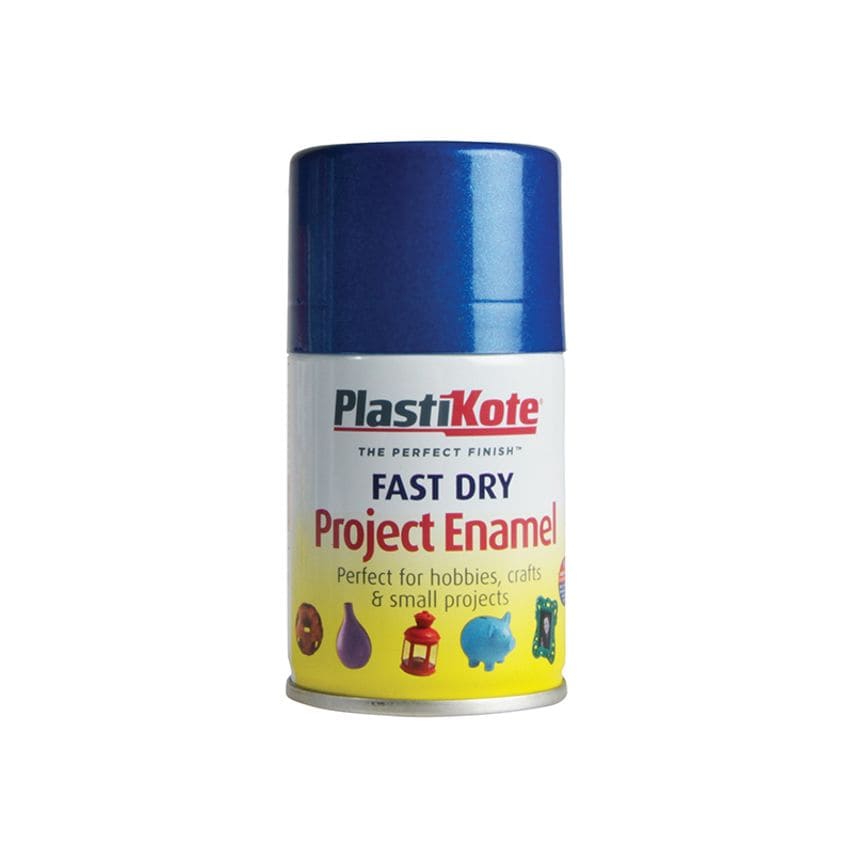 Fast Dry Enamel Aerosol Metallic Blue 100ml PKT135S