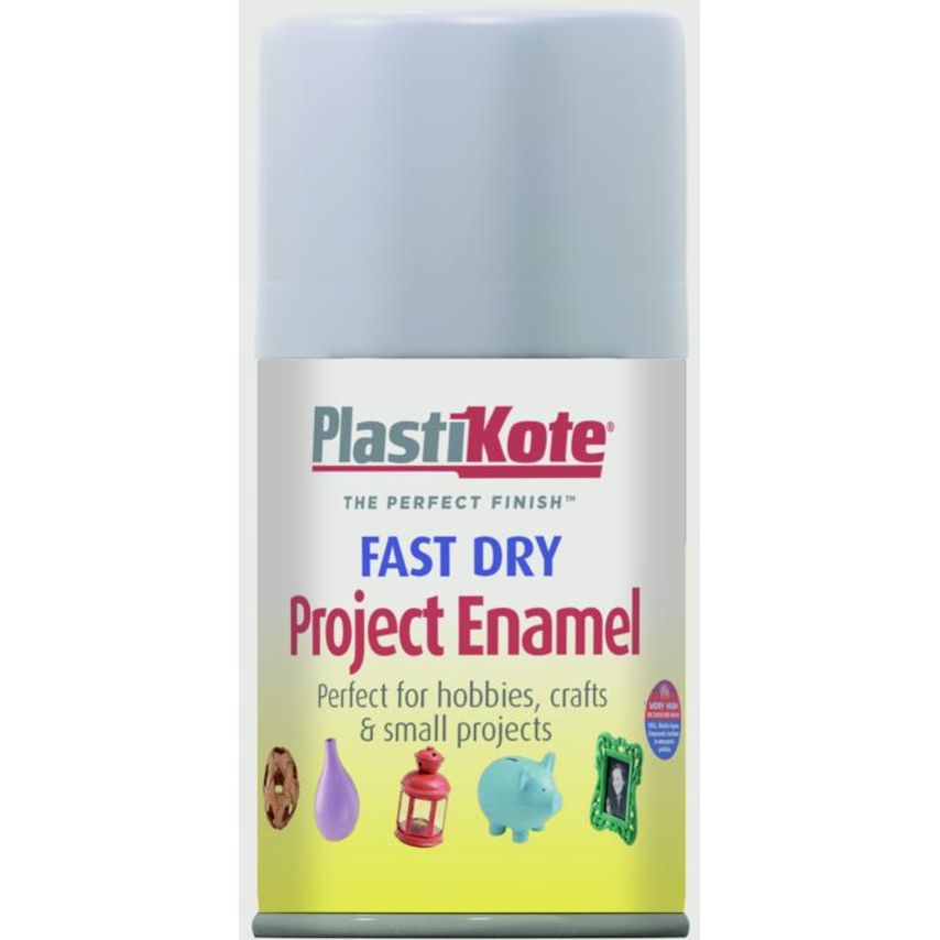 Fast Dry Enamel Aerosol Paint Aluminium - 100ml