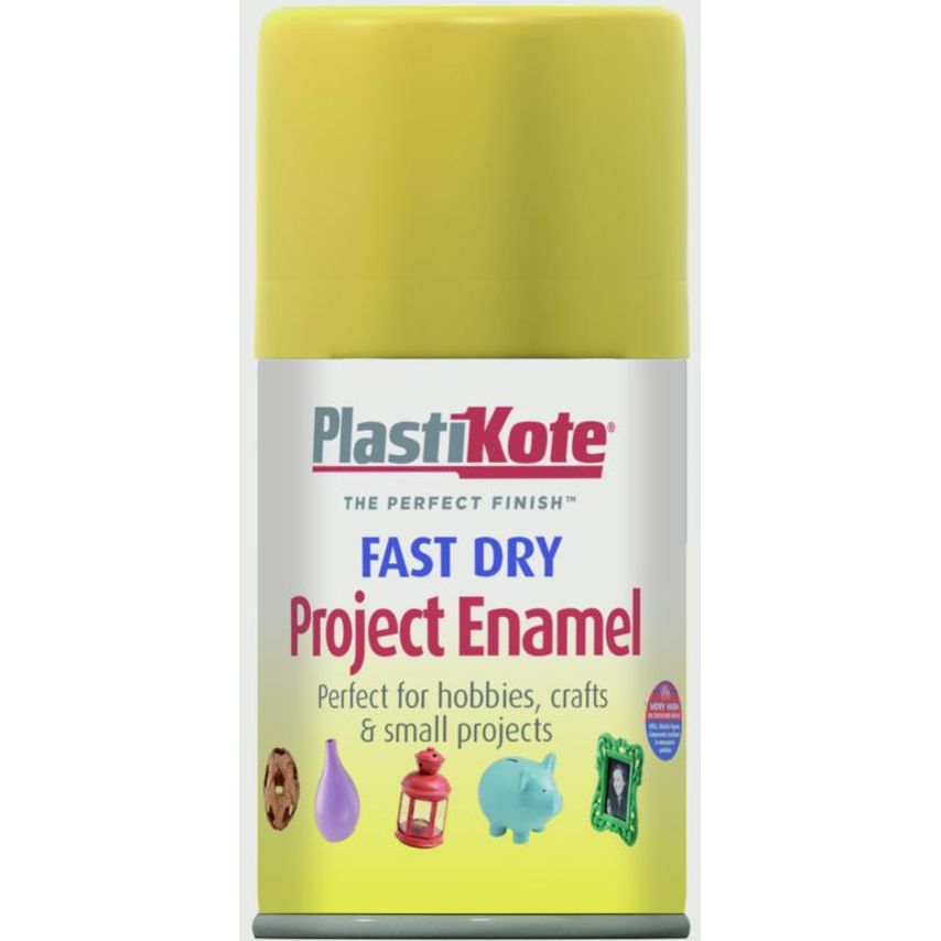 Fast Dry Enamel Aerosol Paint Buttercup Yellow - 100ml