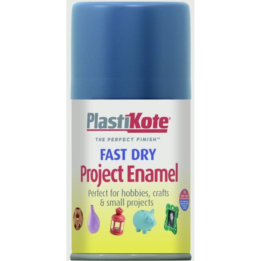 Fast Dry Enamel Aerosol Paint Harbour Blue - 100ml