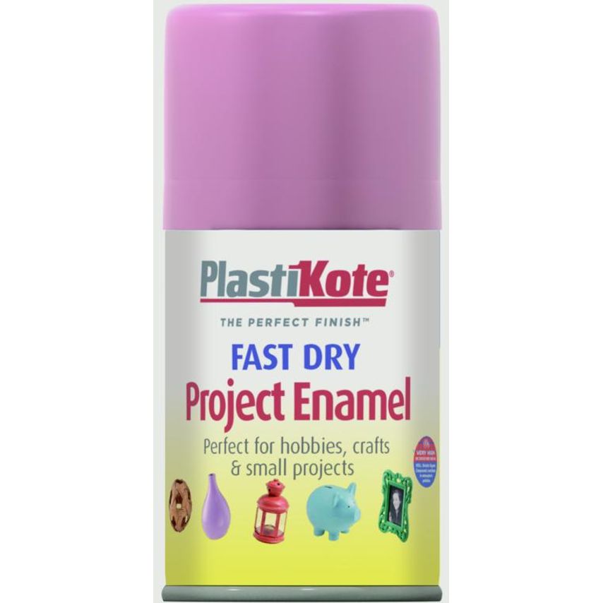 Fast Dry Enamel Aerosol Paint Hot Pink - 100ml