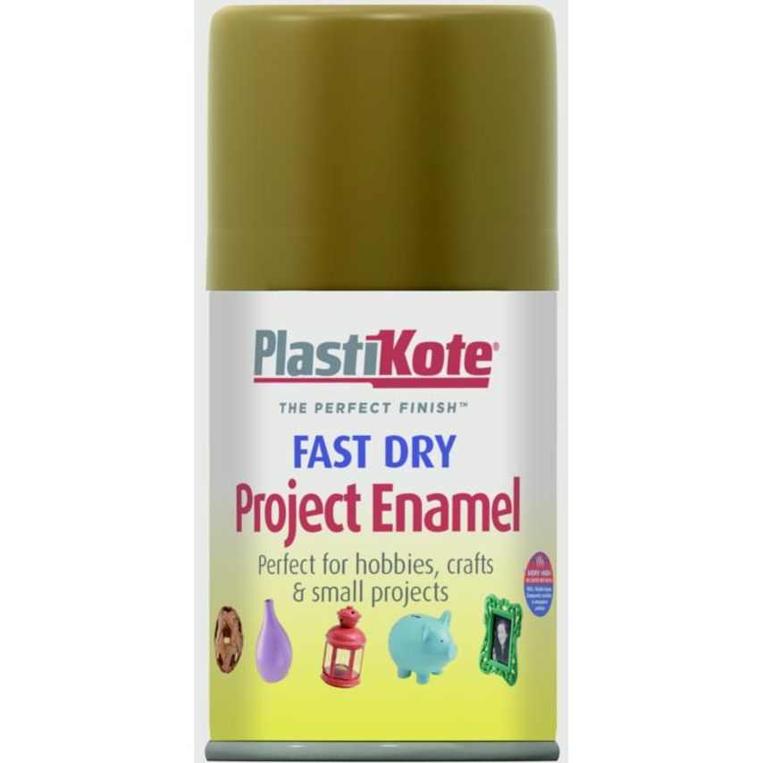 Fast Dry Enamel Aerosol Paint Nut Brown - 100ml