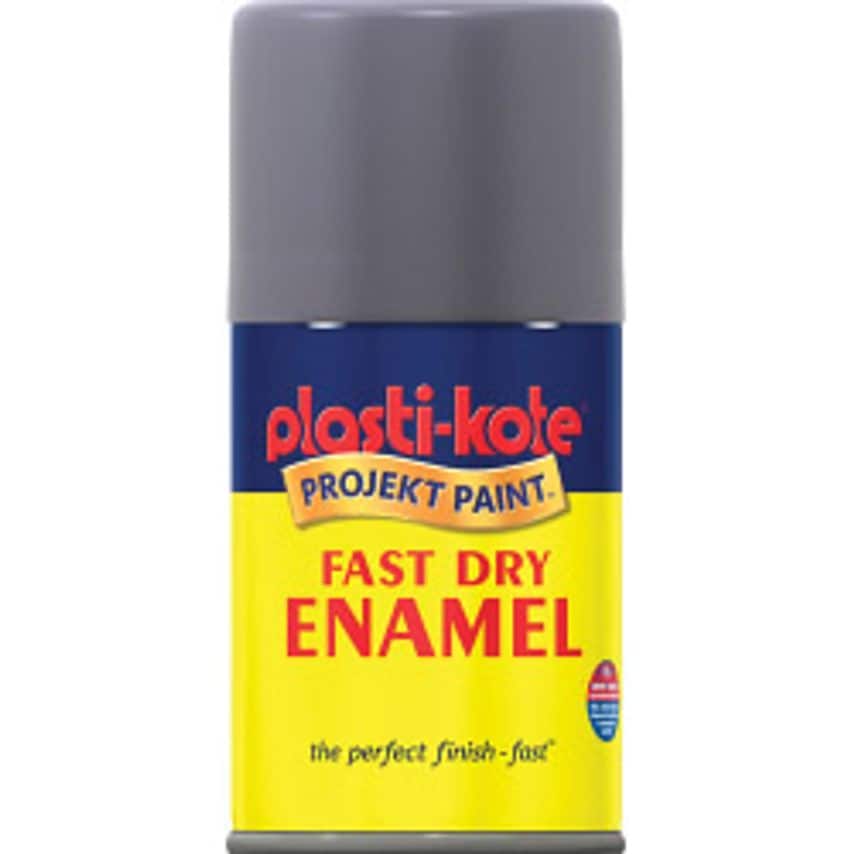 Fast Dry Enamel Aerosol Paint Pewter - 100ml