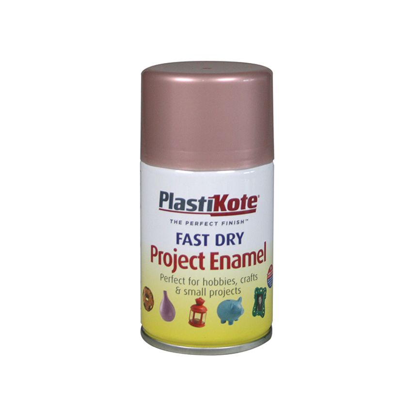 Fast Dry Enamel Aerosol Rose Gold 100ml PKT144S