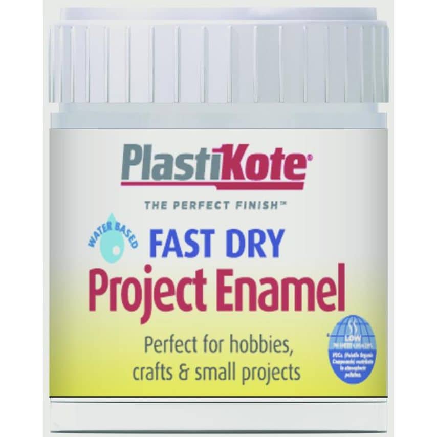 Fast Dry Enamel Brush on Silver Aluminium - 59ml Bottle