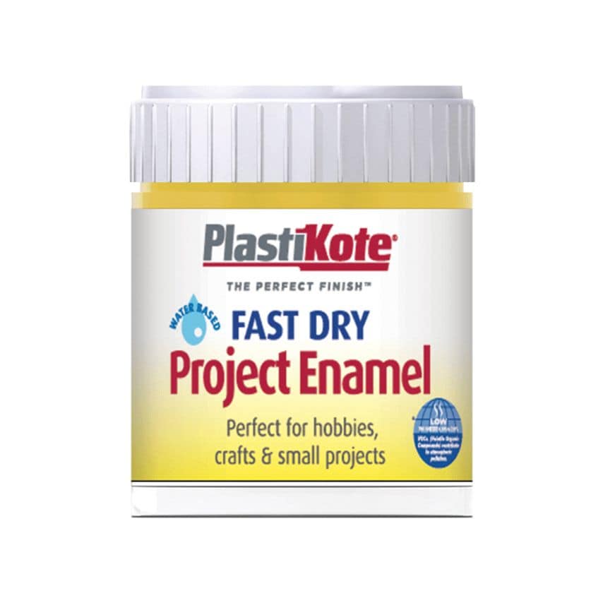 Fast Dry Enamel Paint B12 Bottle Buttercup Yellow 59ml PKTB12W