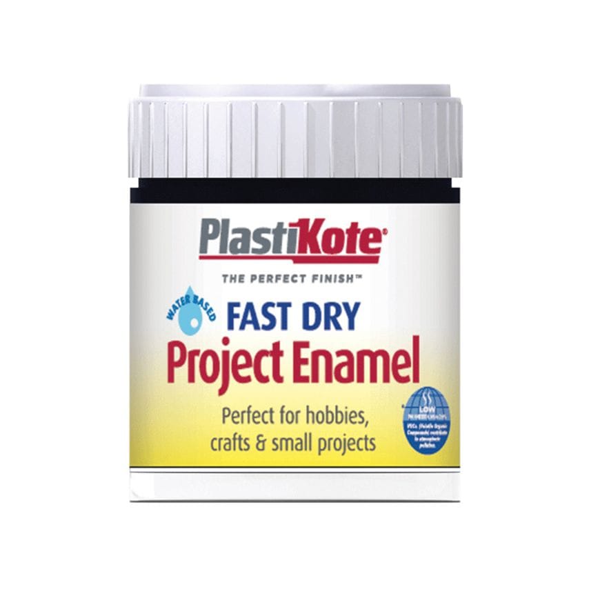 Fast Dry Enamel Paint B2 Bottle Matt Black 59ml PKTB2W