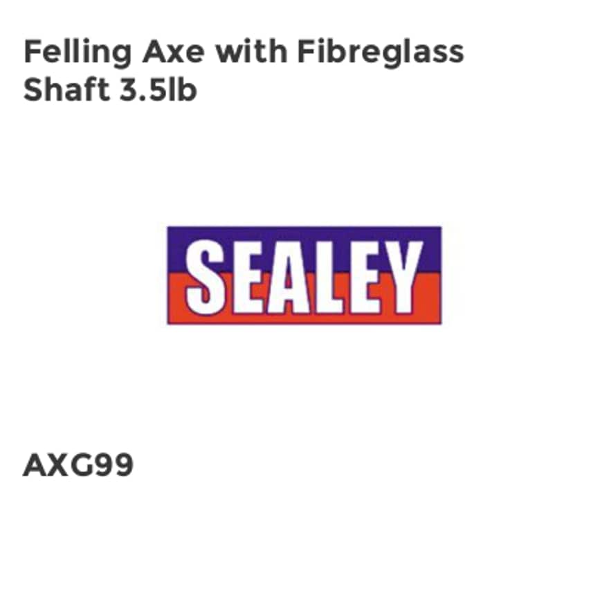Felling Axe with Fibreglass Shaft 3.5LB