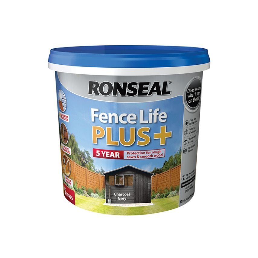 Fence Life Plus+ Charcoal Grey 5 litre RSLFLPPCG5L