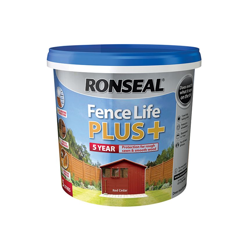 Fence Life Plus+ Red Cedar 5 litre RSLFLPPRC5L