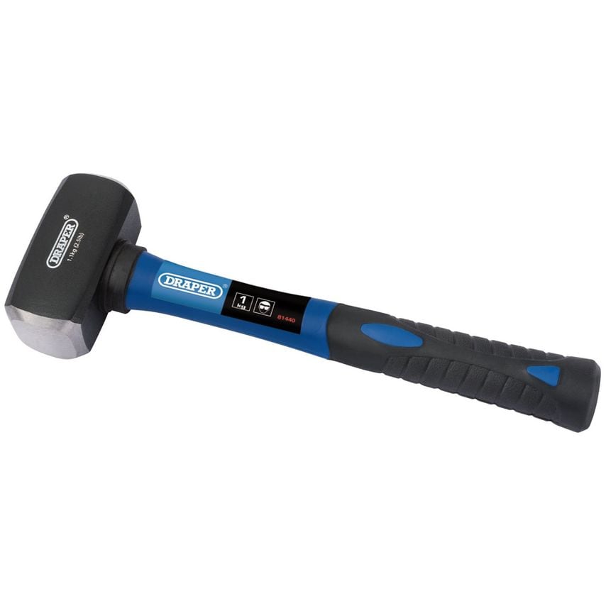 Fibreglass Shaft Club Hammer - 1kg/2.2lb