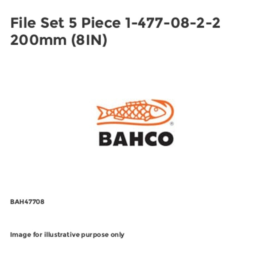 File Set 5 Piece 1-477-08-2-2 200mm (8IN)
